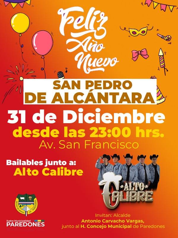Año nuevo Paredones