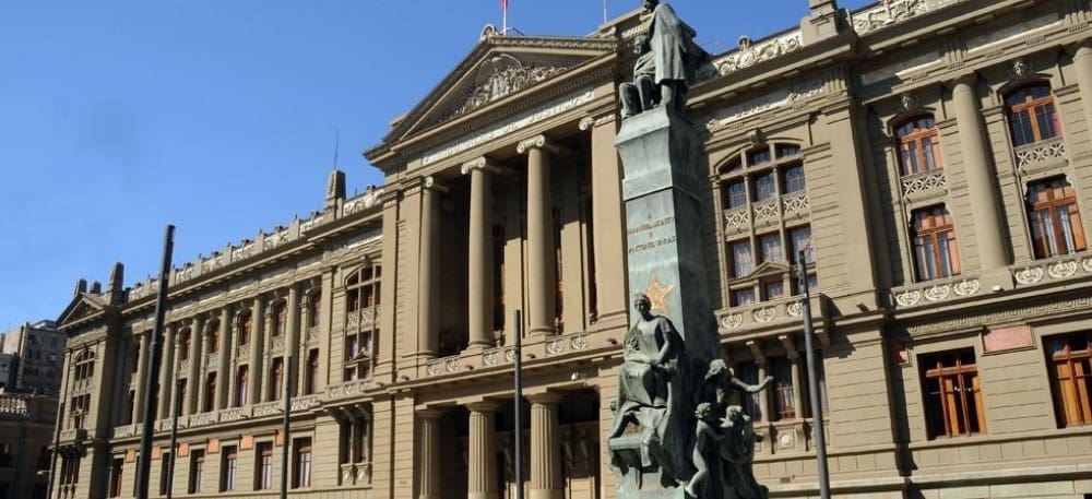 Palacio de Tribunales en Santiago