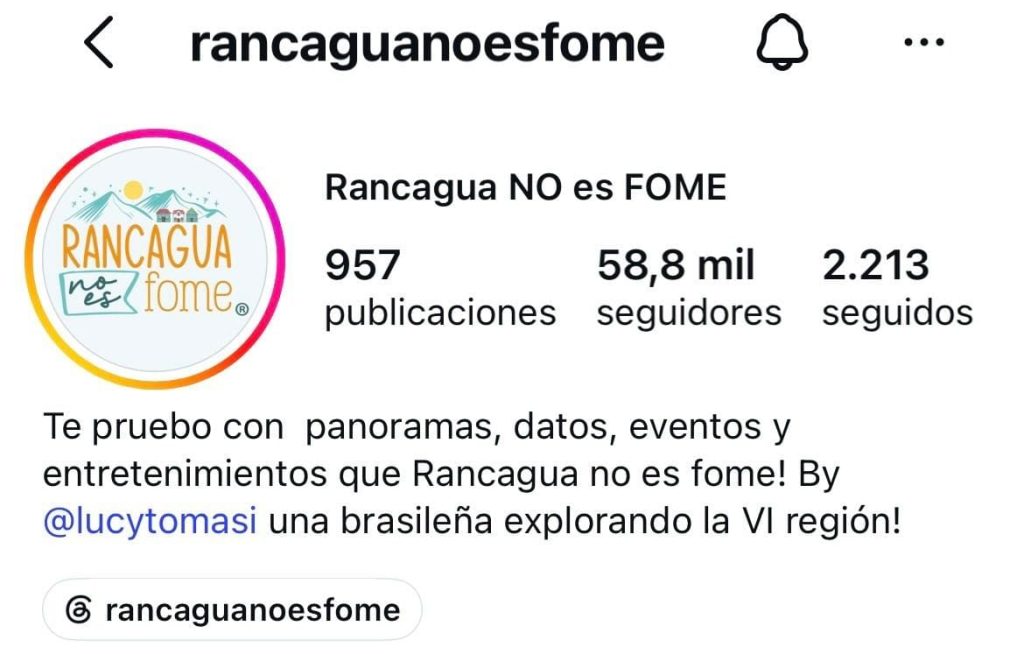 Perfil Rancagua NO es Fome