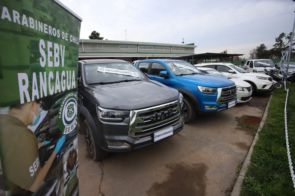 autos robados recuperados por carabineros