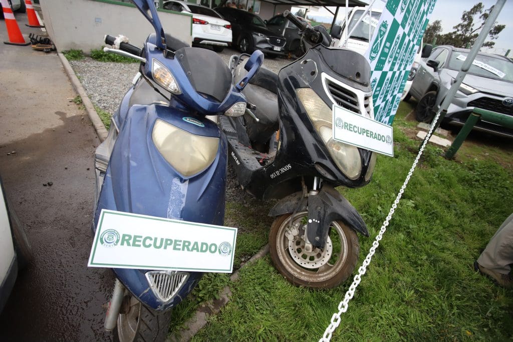 motocicletas robadas