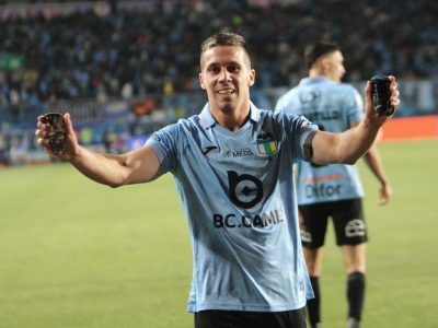 Francisco 'Pancho' González marcó el 2 a 1 definitivo. Foto: Carlos Osses - En Línea Deportes.