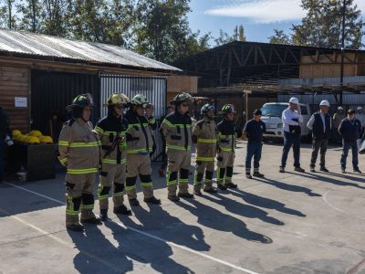 2 bomberos el abra