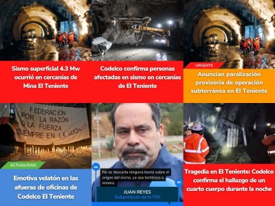 Tragedia en El Teniente: 6,5 millones de impresiones sociales y el máximo respeto en el dolor