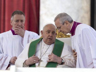 Imagen del papa Francisco el 9 de febrero, días antes de ser ingresado en un hospital de Roma aquejado de neumonía bilateral. EFE/EPA/MASSIMO PERCOSSI