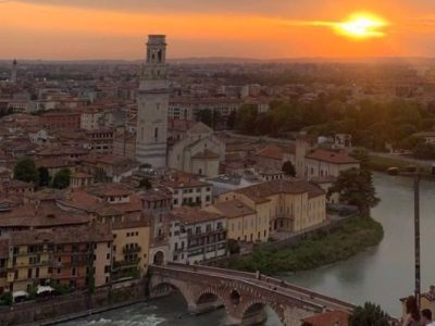 Panorámica de Verona en el mirador de Castel San Pietro. Andrea Insa Marco.