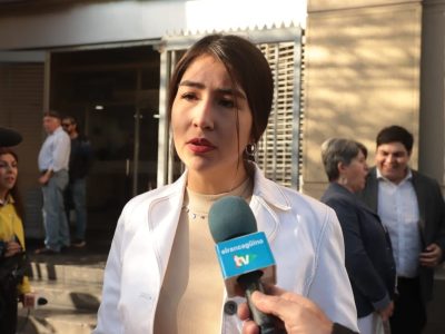 La alcaldesa protocolar, Valentina Cáceres.