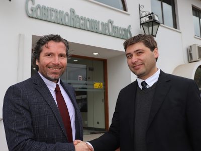 En la foto el designado Administrador Regional y el nuevo representante de la Subdere en O´Higgins José Ignacio Urrutia.