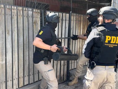 Operativo de la PDI en 34 domicilios de San Fernando dejó 16 personas detenidas