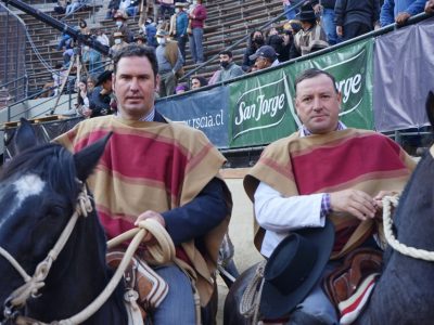 Luis Huenchul y Felipe Undurraga (Colchagua), collera ganadora de la Primera Libre B.