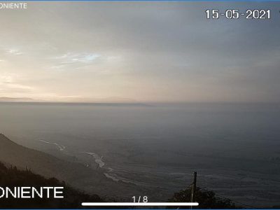 Imagen tomada hoy sábado en el cerro Orcoipo.