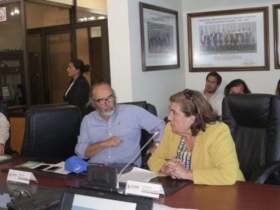 alcaldesa en sesión core