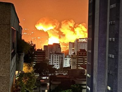 bombardeo caracas