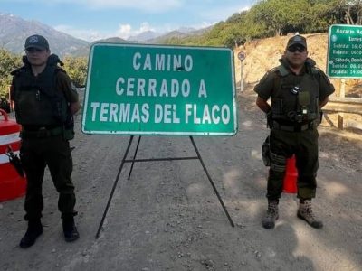 camino termas cerrado