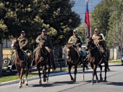 carabineros fiestas patrias