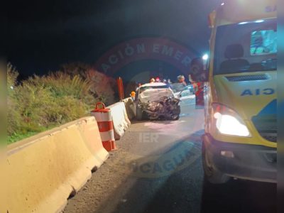 choque carretera el cobre