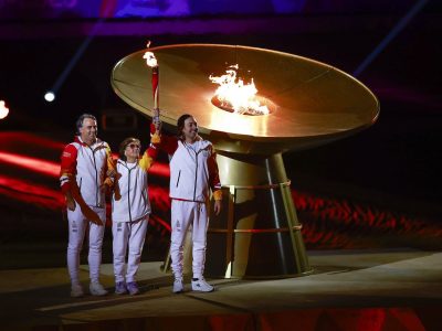Santiago de Chile, Chile, a 20 de Octubre del 2023 Ceremonia de inauguración de los XJuegos Panamericanos Santiago 2023 en el Estadio Nacional (Foto: Juan Luis Diaz Socci / Panam Sports Via Xpress Media)