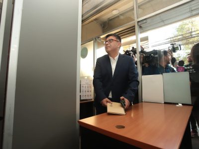 La última vez que Godoy ingreso libre al tribunal
