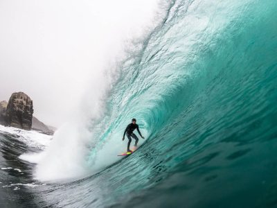 Cristian Merelo surfing at punta de lubos, pichilemu, chile