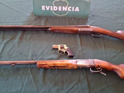 retiro arma de fuego