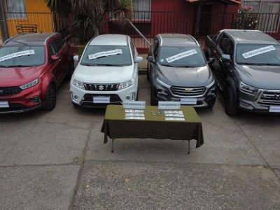 vehiculos robados